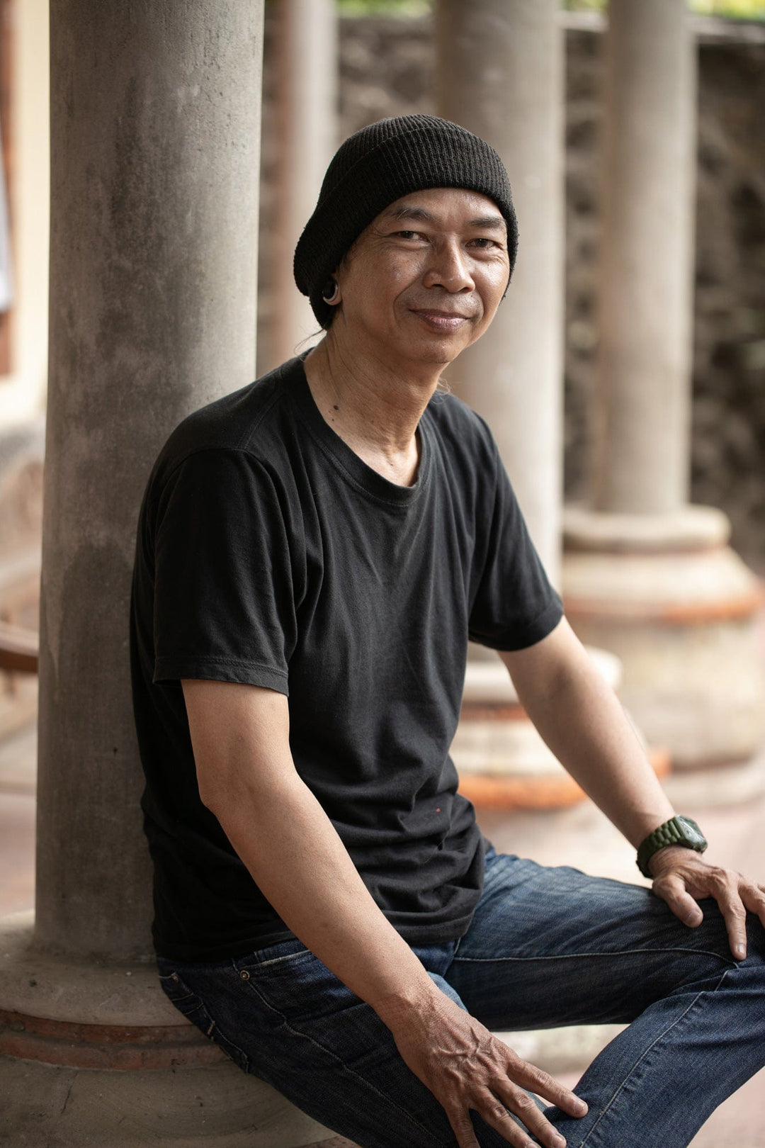 Expressionist Signed Mixed Media Painting of Mahatma Gandhi - Loving Gandhi