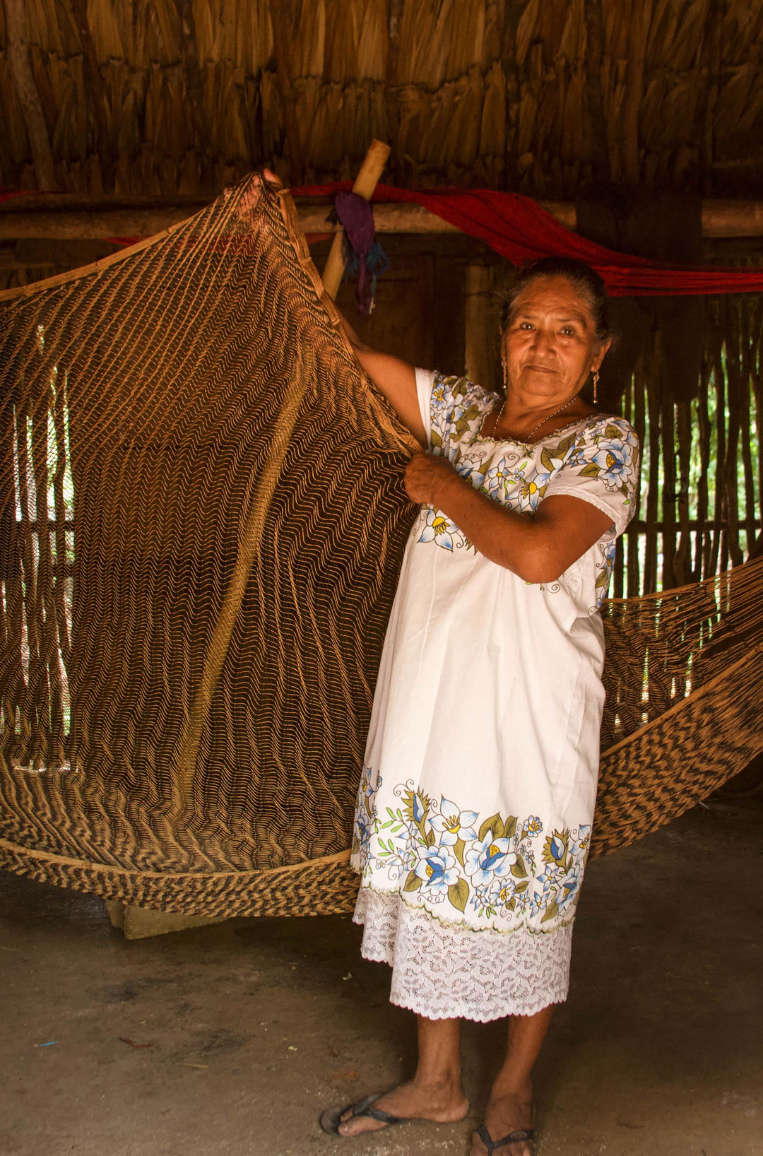 Hand Woven Nylon Black Hammock (Single) from Mexico - Black Relaxation