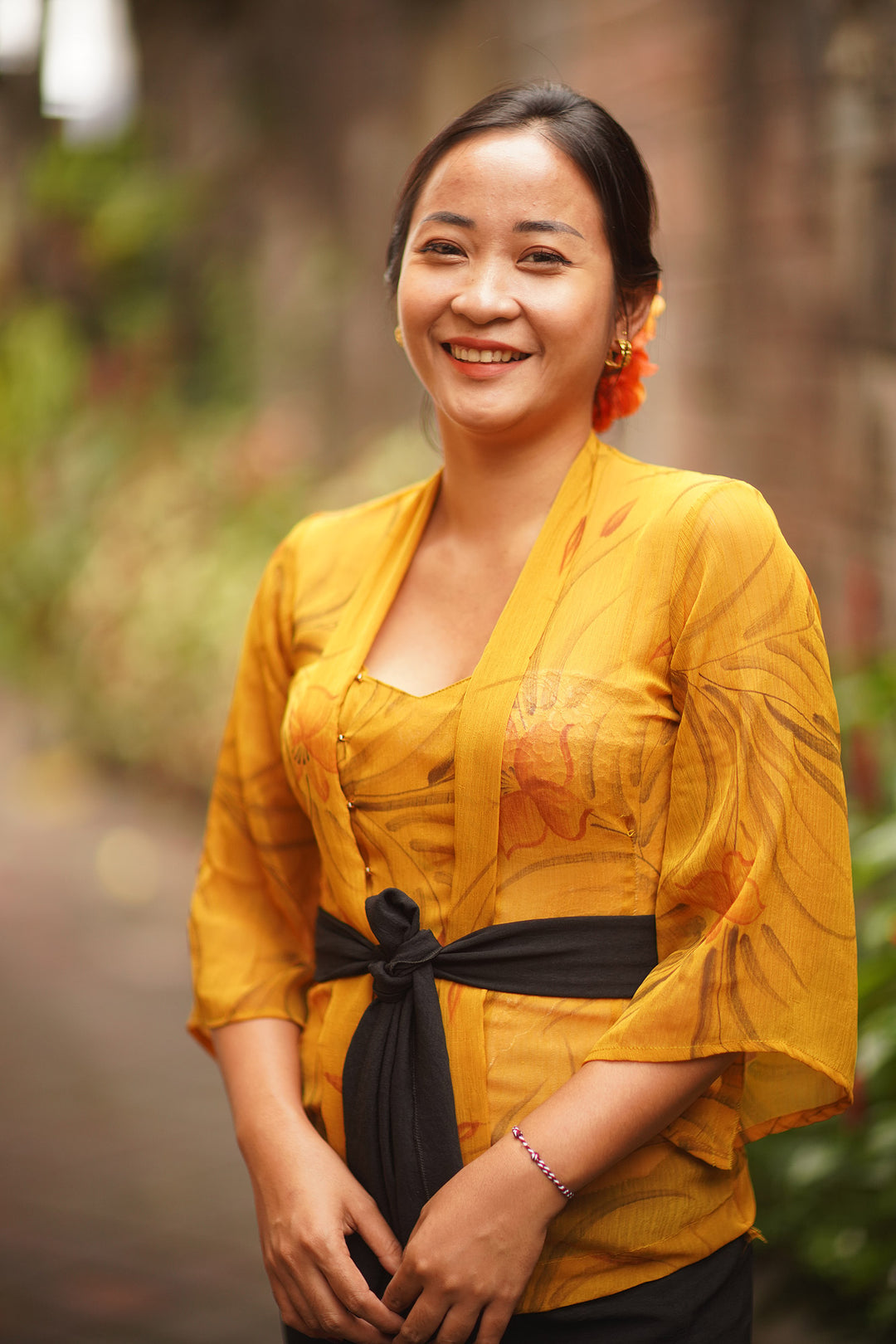 Handmade Red 100% Rayon Sarong from Indonesia - Paradise Breeze in Red