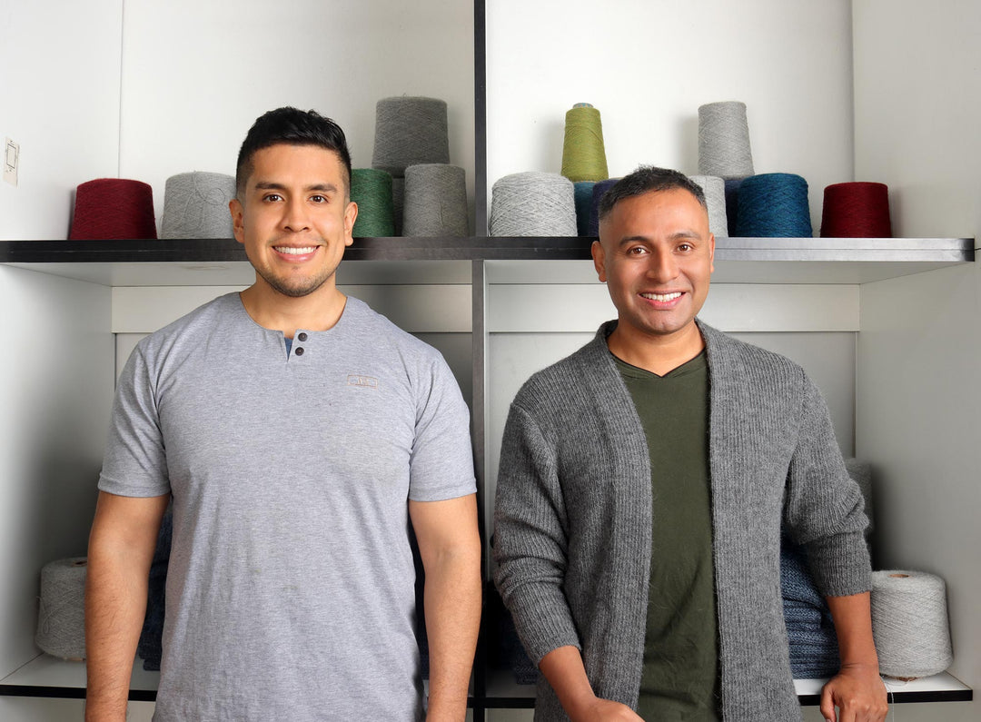 Graphite and Smoke 100% Alpaca Cardigan from Peru - Wintry Passion