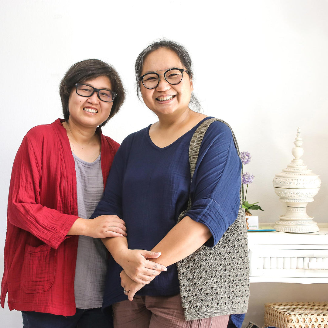 Handmade Belted Cotton Shirtwaist Dress from Thailand - Street Smarts in Mulberry