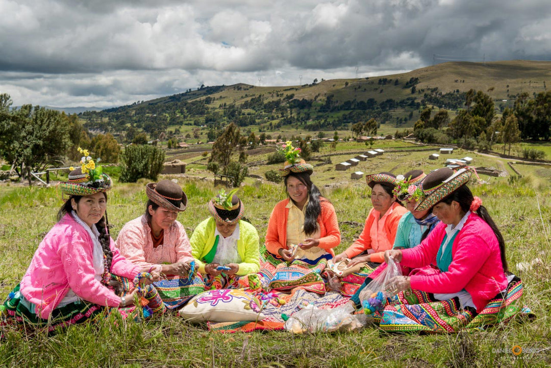 Assorted Wool Tree Ornaments from Peru (Set of 4) - Vibrant Trees