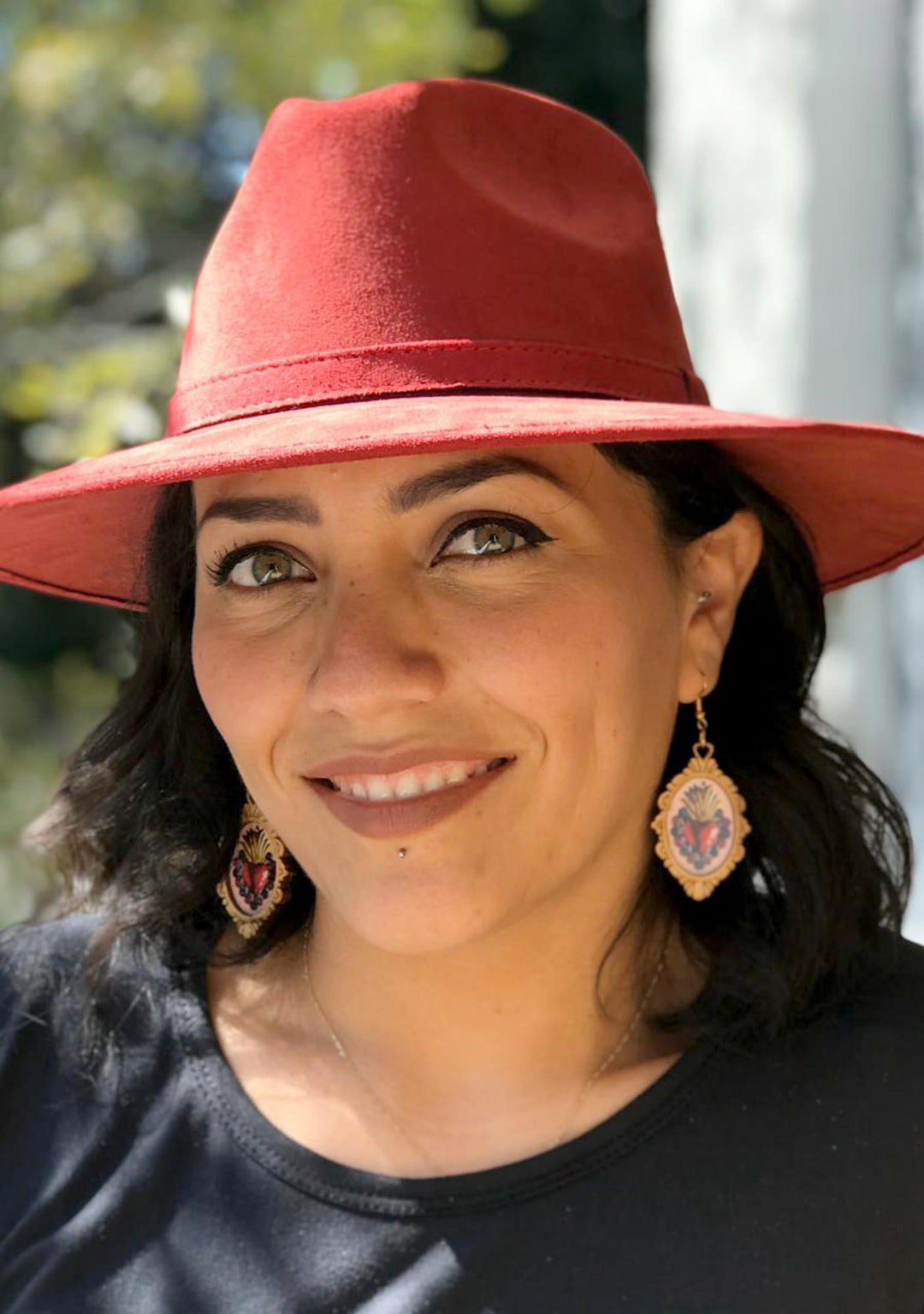 Mexican Recycled Cotton Macrame Keychain in Black - Black Structure