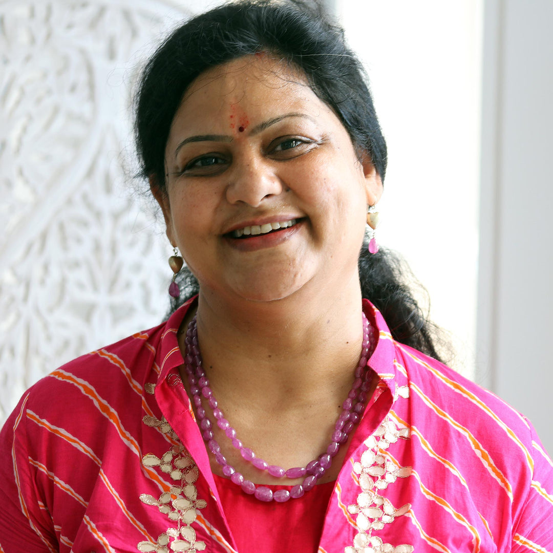 Floral High-Polished Brass Dangle Earrings from India - Floral Victory