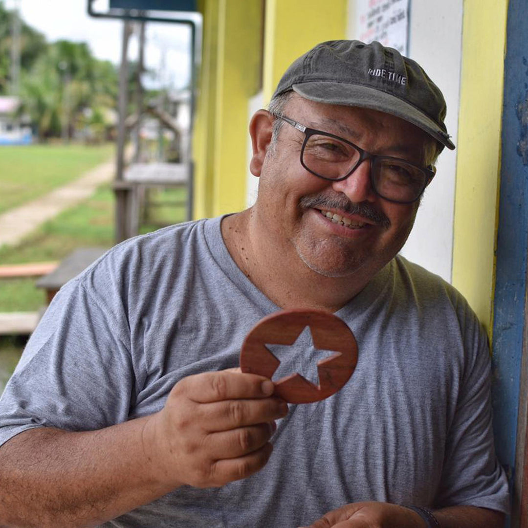 Handloomed Cajarmarca Heart-Themed Cushion Cover - Free Heart