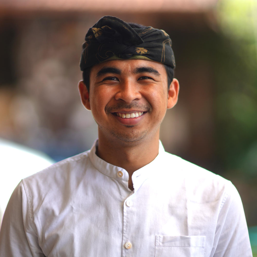 22k Gold-Plated Palm-Themed Hoop Earrings from Indonesia - Palm Flair