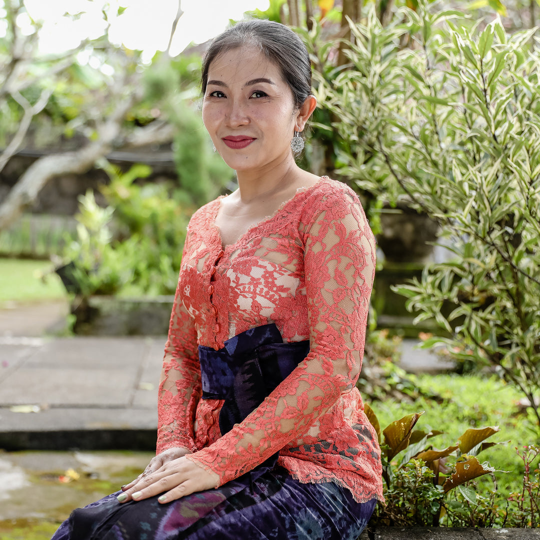 Polished Round Sterling Silver Hoop Earrings from Bali - Alluring Auras