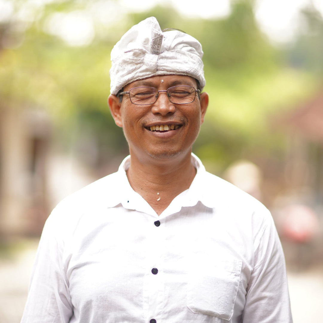 Balinese Artisan-Made Aquamarine and Tiger's Eye Bracelet - Inner Earth