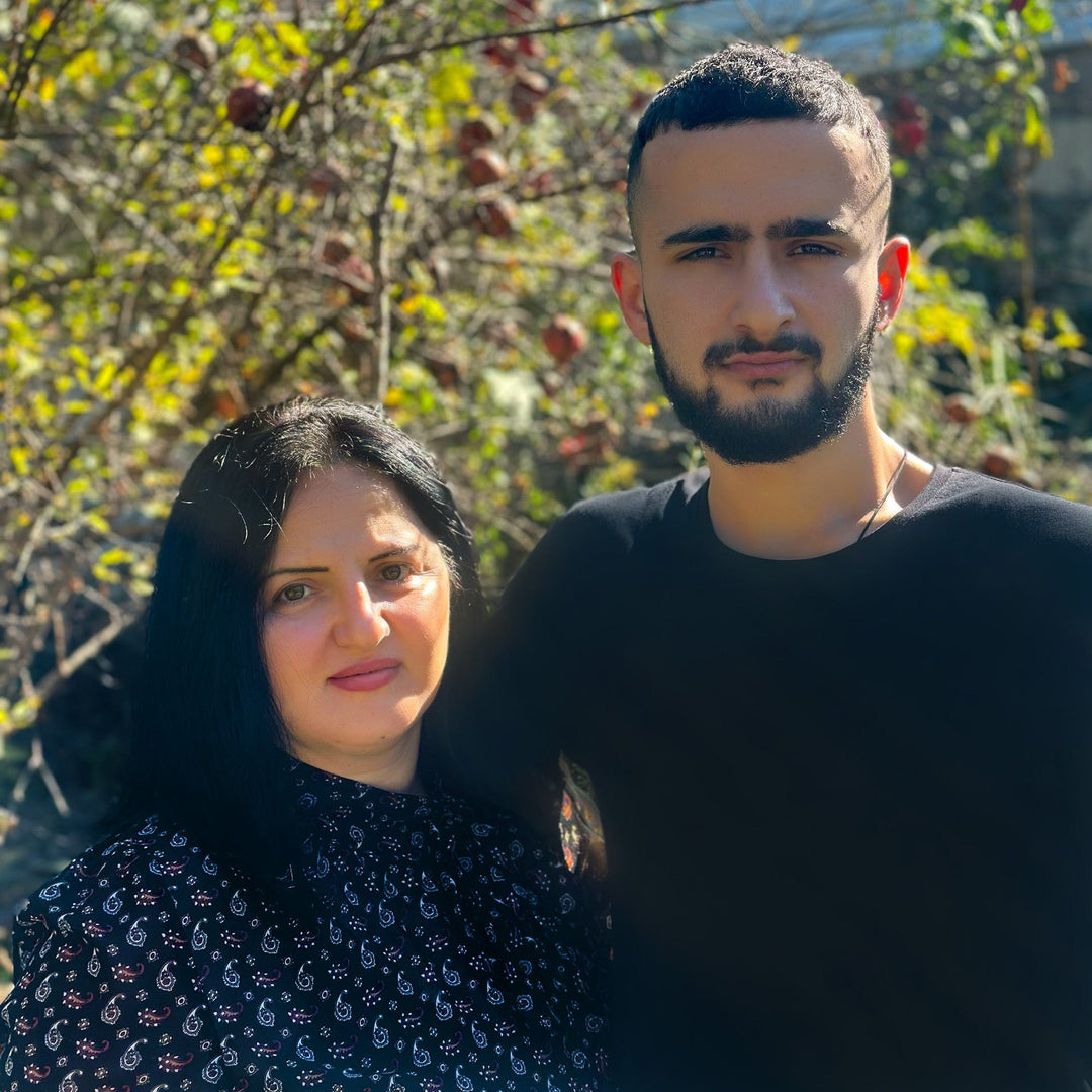 Bird and Pomegranate-Themed Glazed Ceramic Vase from Armenia - Royal Omens