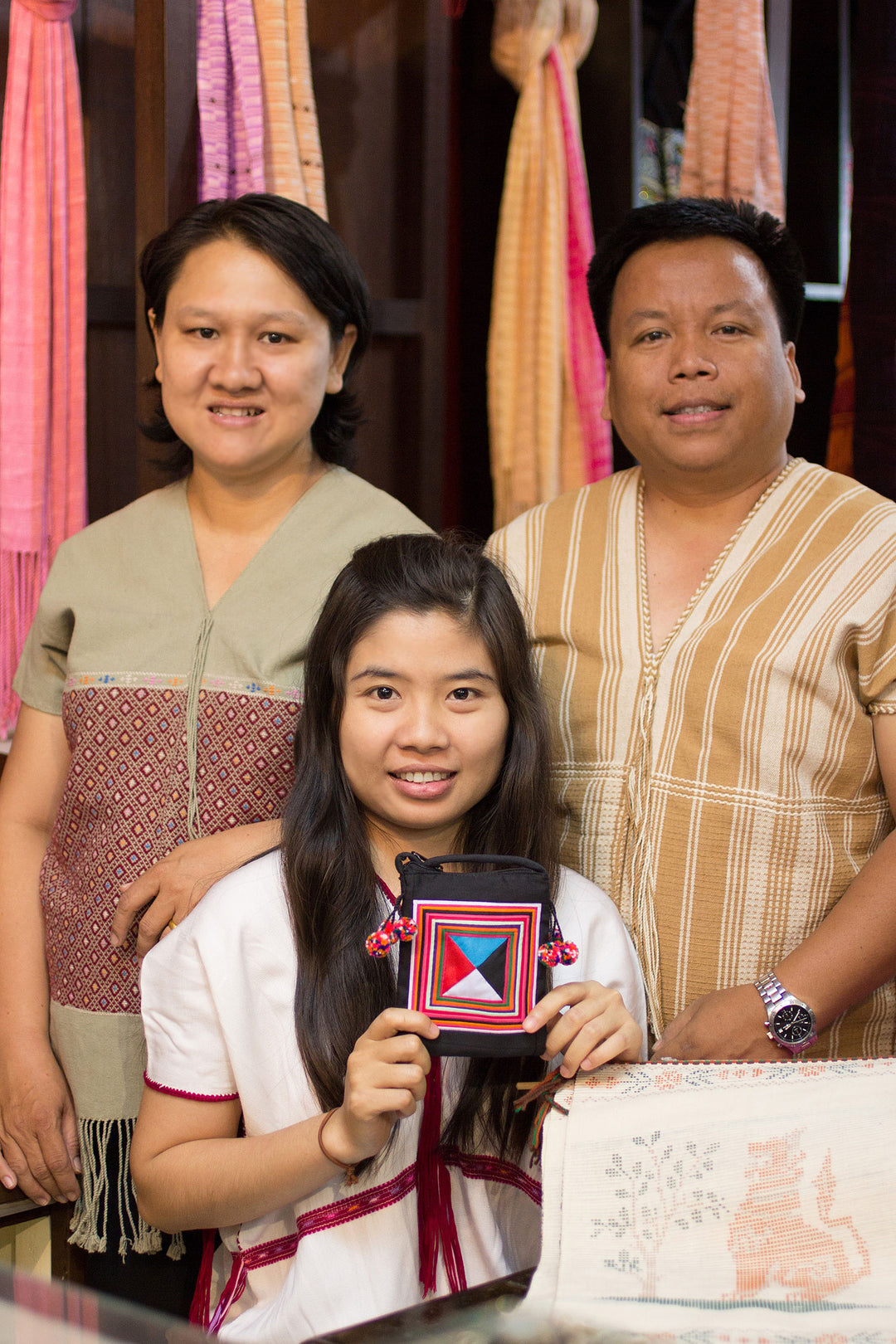 Hmong Cotton Blend Cushion Covers from Thailand - Hmong Nature