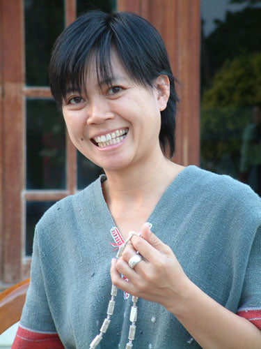 Thai Coconut Shell Braided Bracelet - Nutmeg Forest