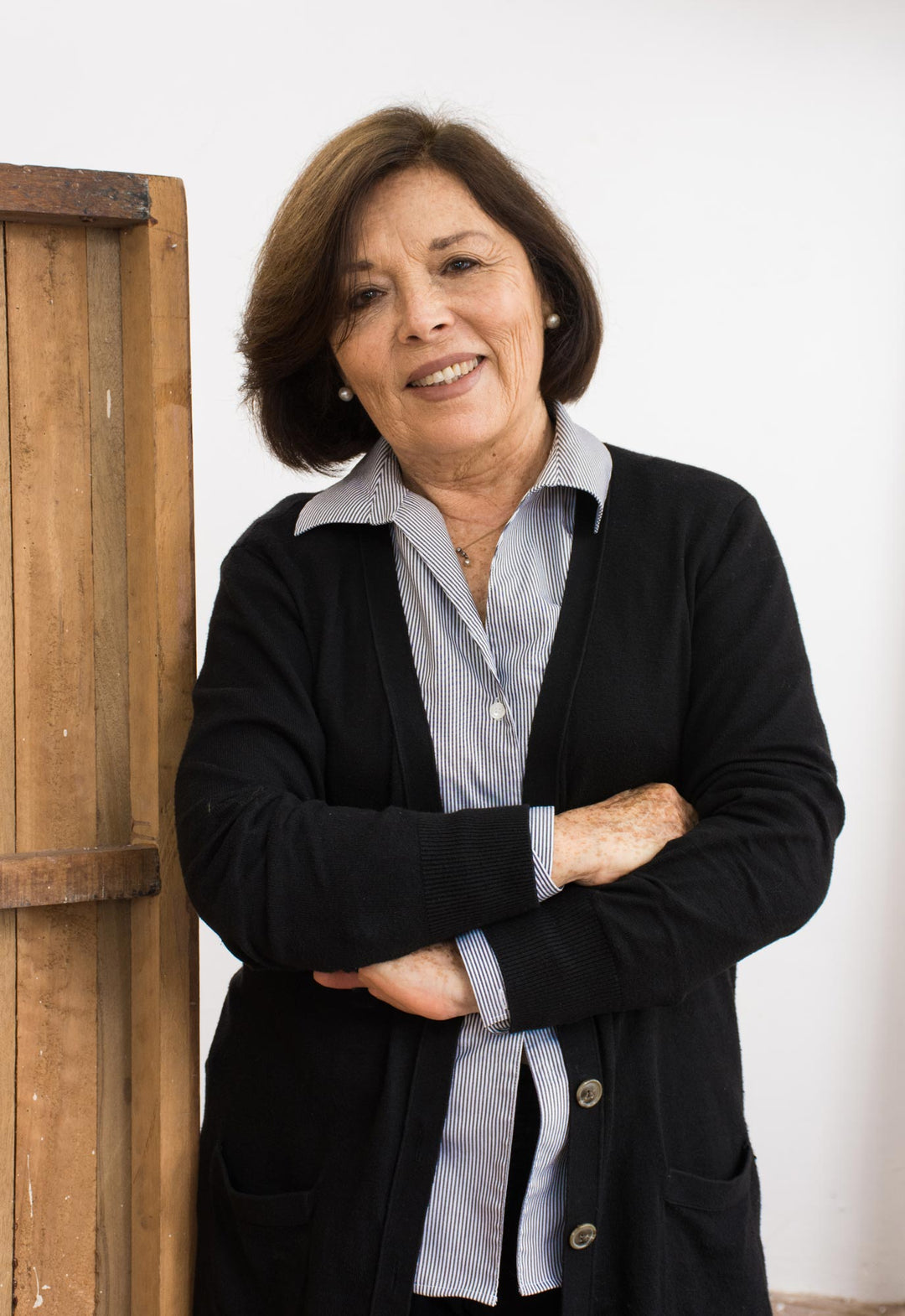 Oxidized Rose Quartz Ring from Peru - Soft Circle