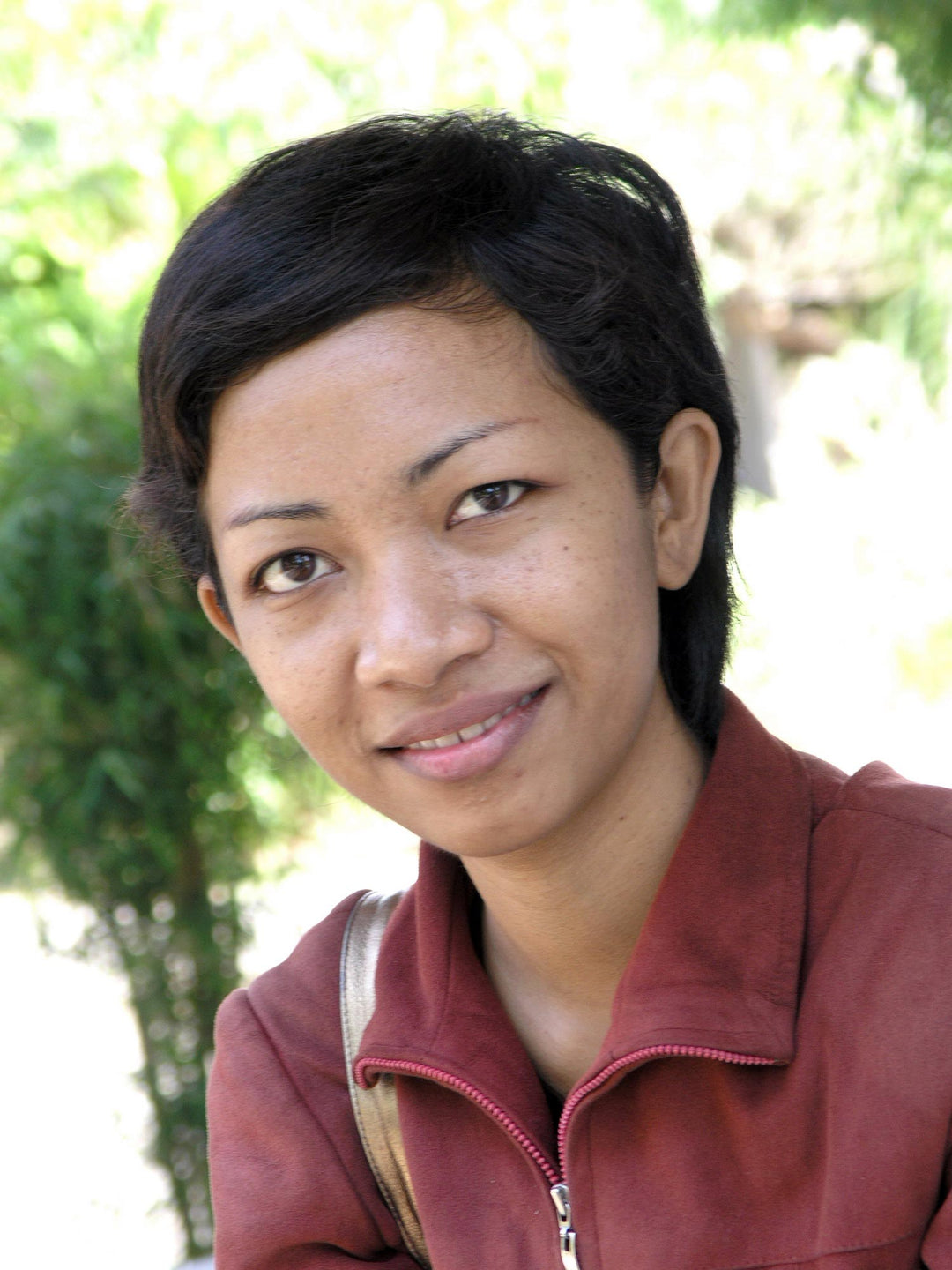 Hand Stamped 100% Rayon Floral Batik Sarong from Indonesia - Bright Petals