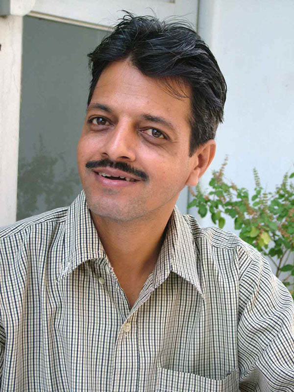 Cotton batik wall hanging - Carrying Water