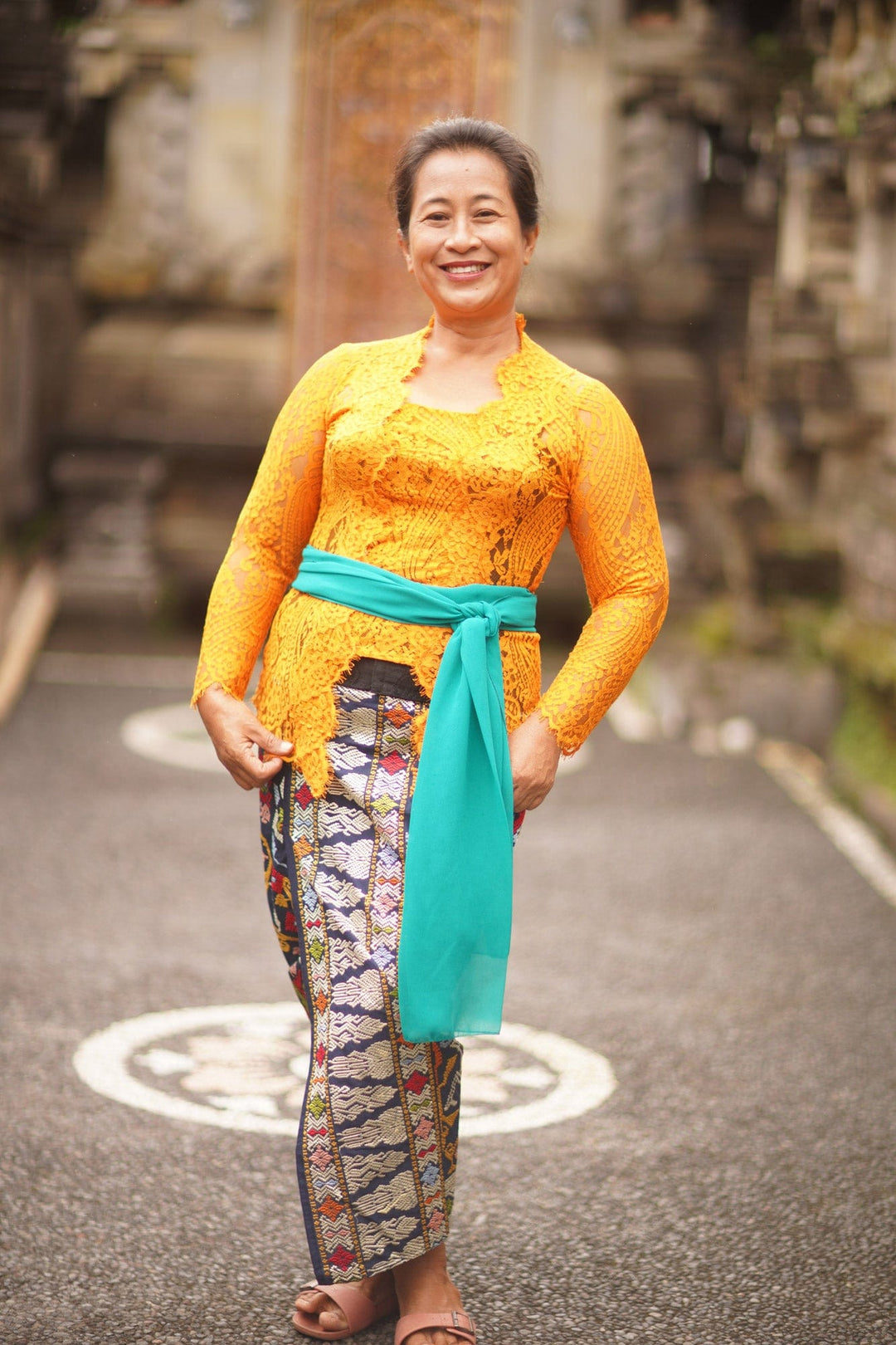 18k Gold-Plated Floral Sterling Silver Button Earrings - Summery Frangipani