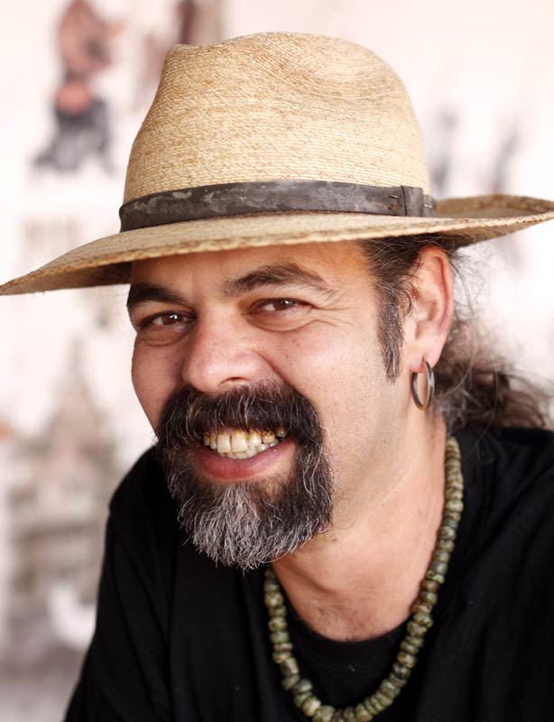 Natural Turquoise Handcrafted Textured Taxco Silver Necklace - Luminous Rain