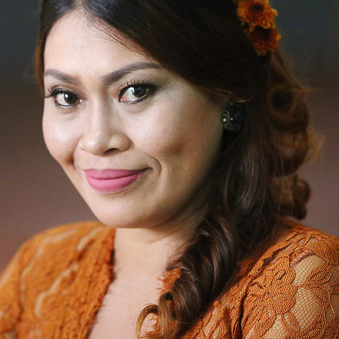 Indigo Women's Batik Robe from Indonesia - Indigo Orchids