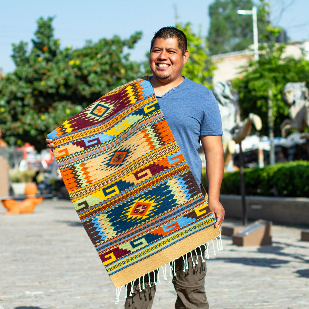 Zapotec wool rug (2x3.5) - Sierra Meadows