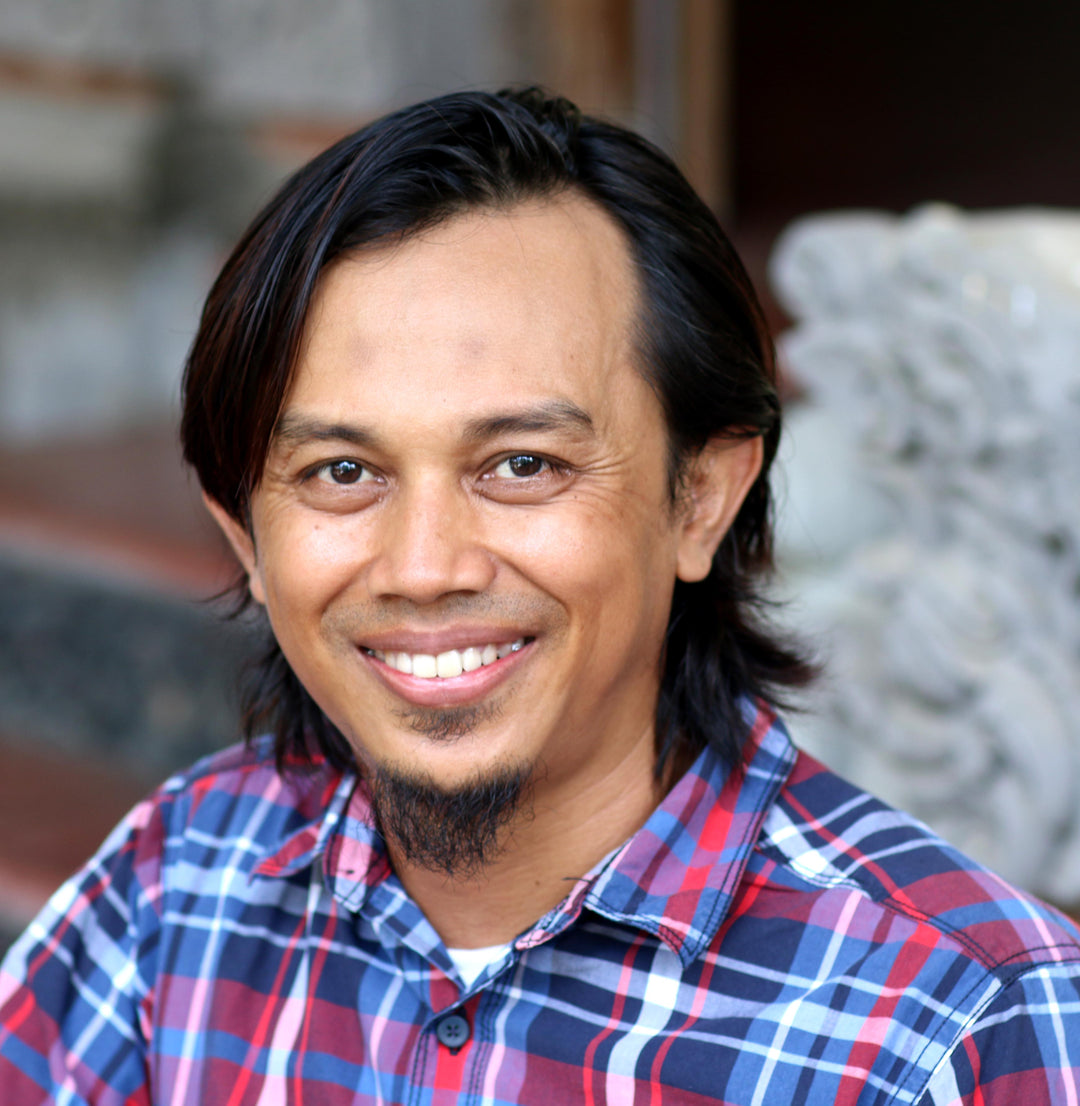 Hand Carved Bone Anchor Earrings Bali Artisan Jewelry - Anchored