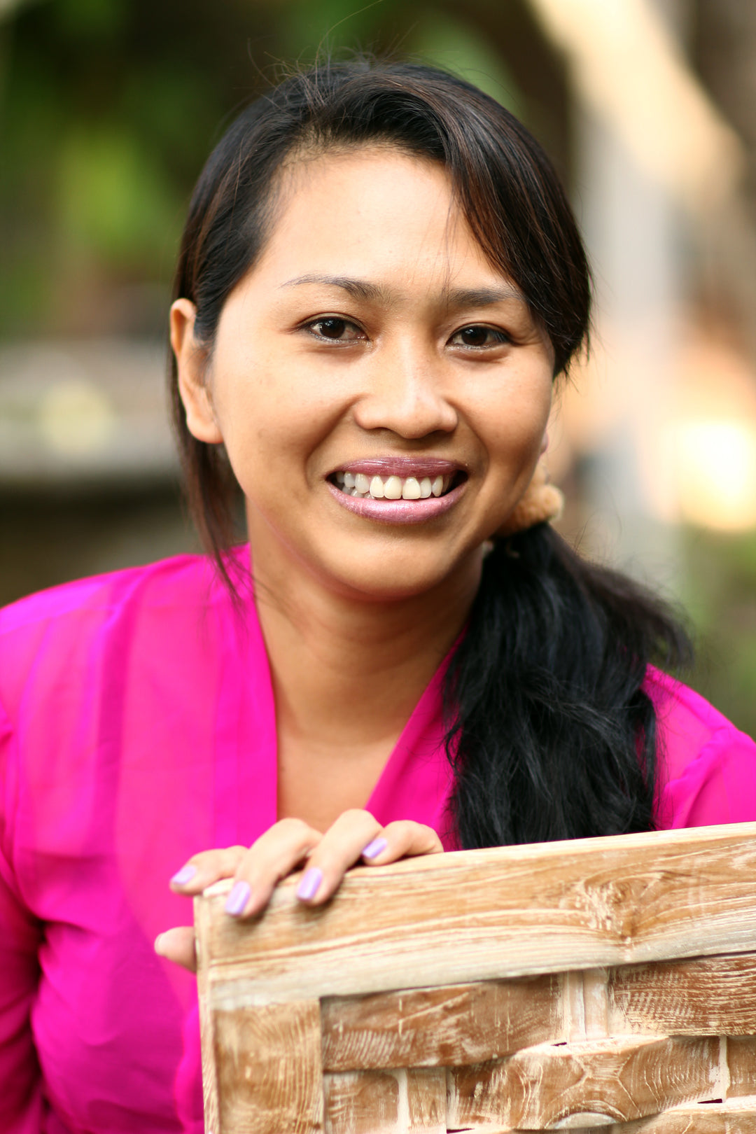 Sterling Silver Handmade Dangle Earrings from Bali - Maraca