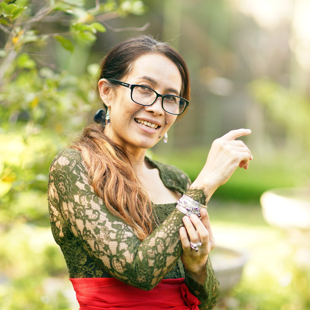 Sterling Silver Blue Topaz Dangle Earrings with Vine Motifs - Shimmering Blooms