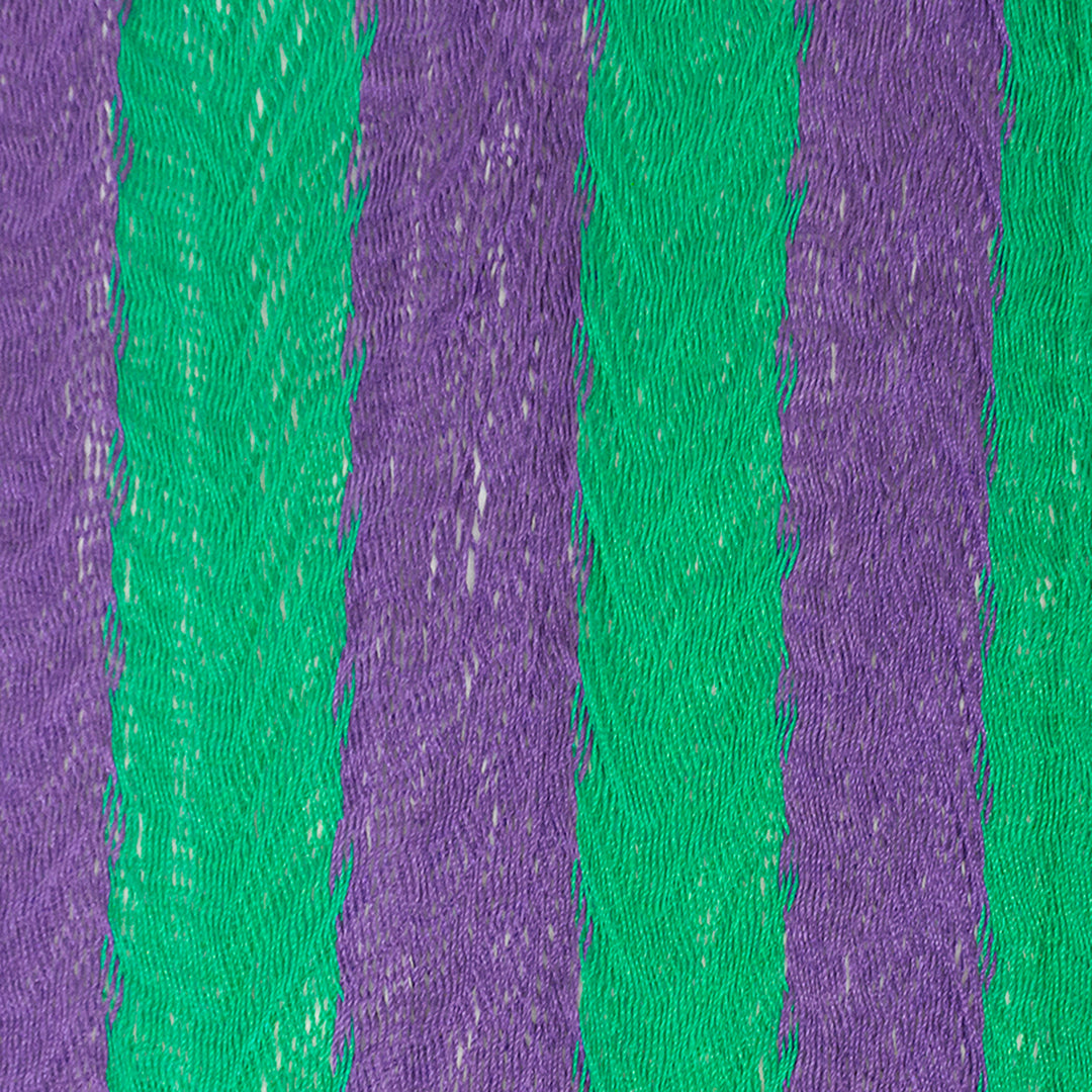 Collectible Striped Mayan Hammock (Double) - Green Vineyard
