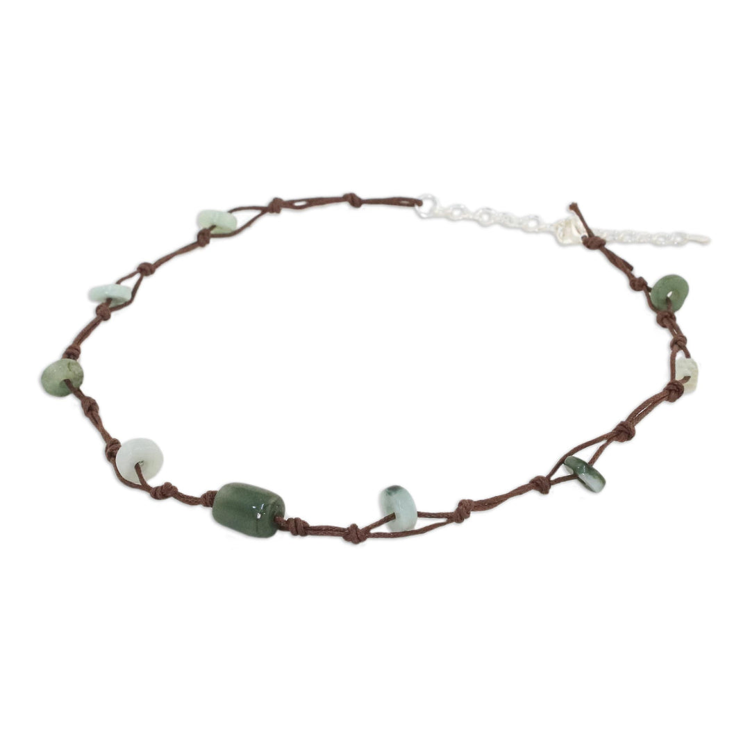 Beaded Jade Necklace - Harmonious Life