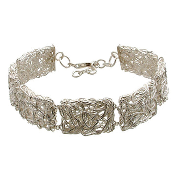Sterling silver link bracelet - Energized