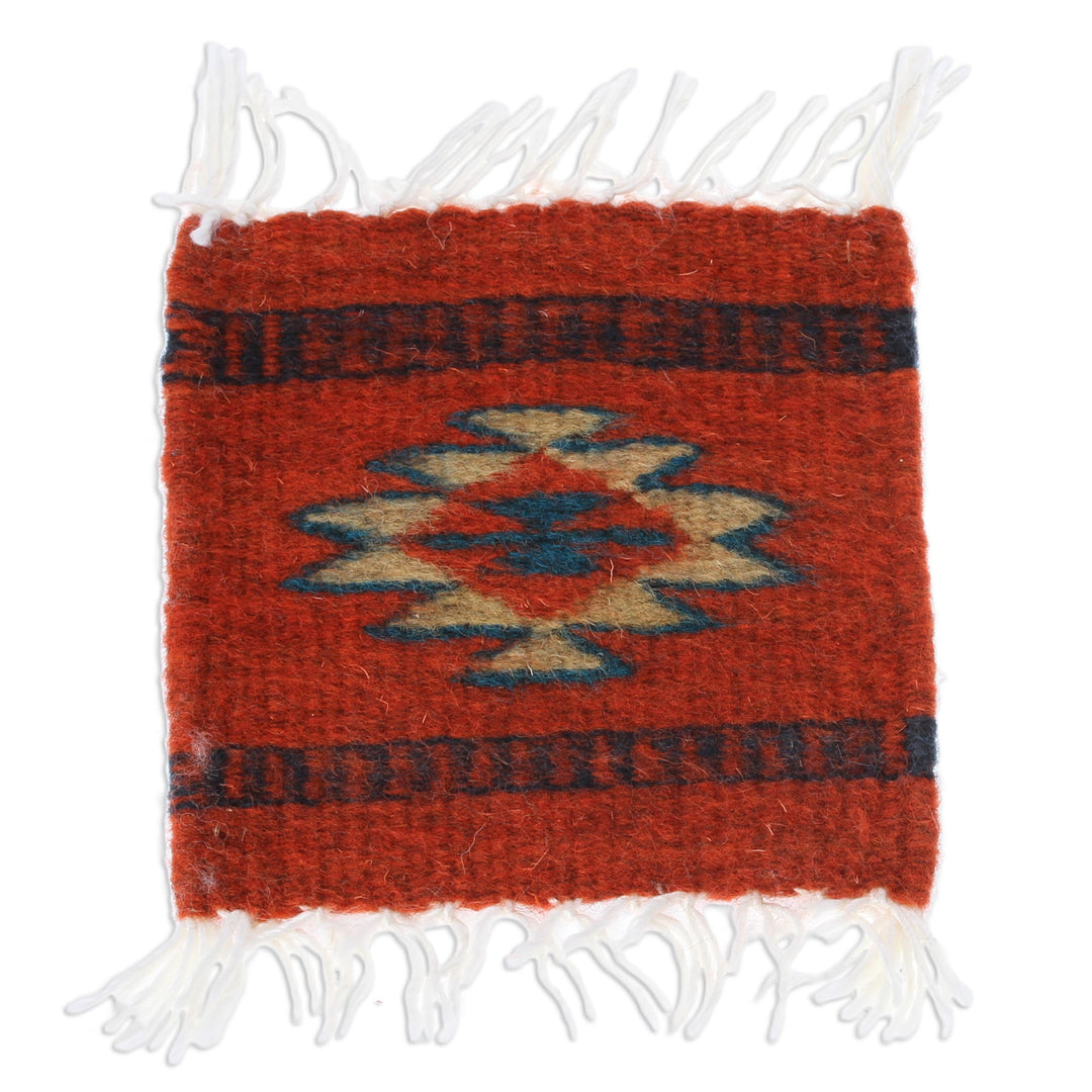 Zapotec coasters (Set of 6) - Aztec Sun