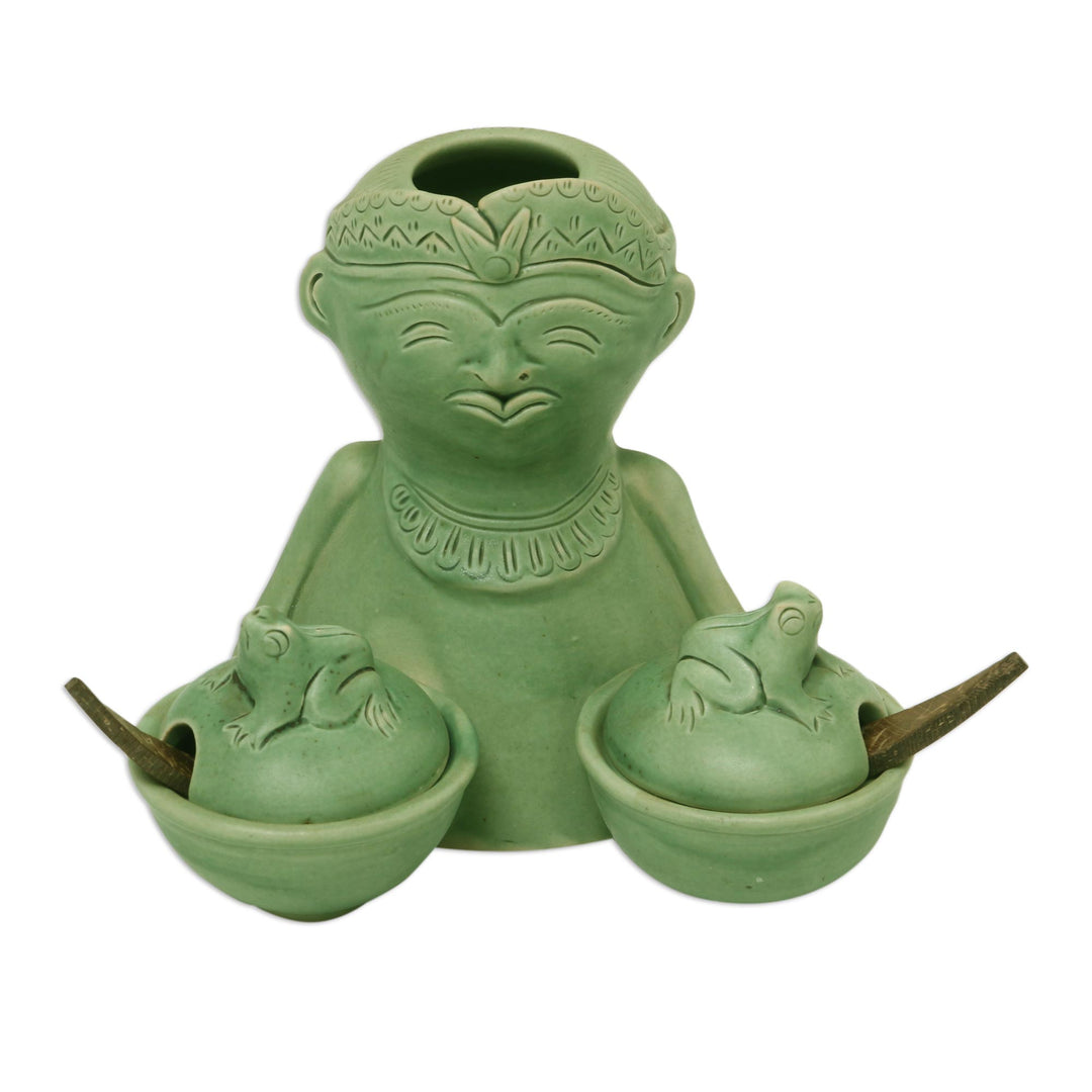 Ceramic Condiment Bowls Handcrafted in Bali - Spicy Lad