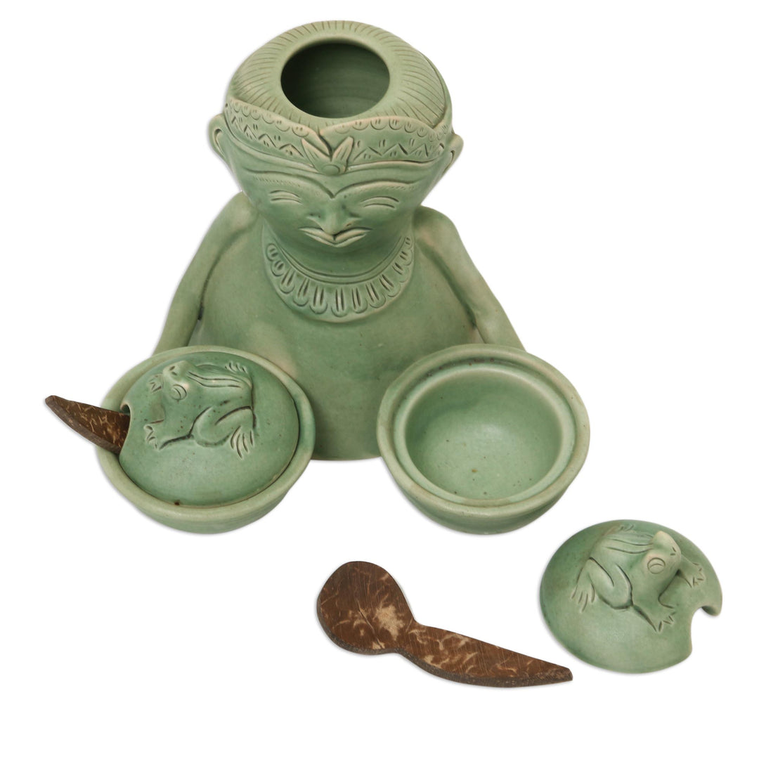 Ceramic Condiment Bowls Handcrafted in Bali - Spicy Lad