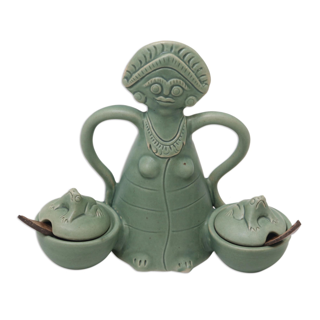 Hand Crafted Ceramic Condiment Bowls - Spicy Lass