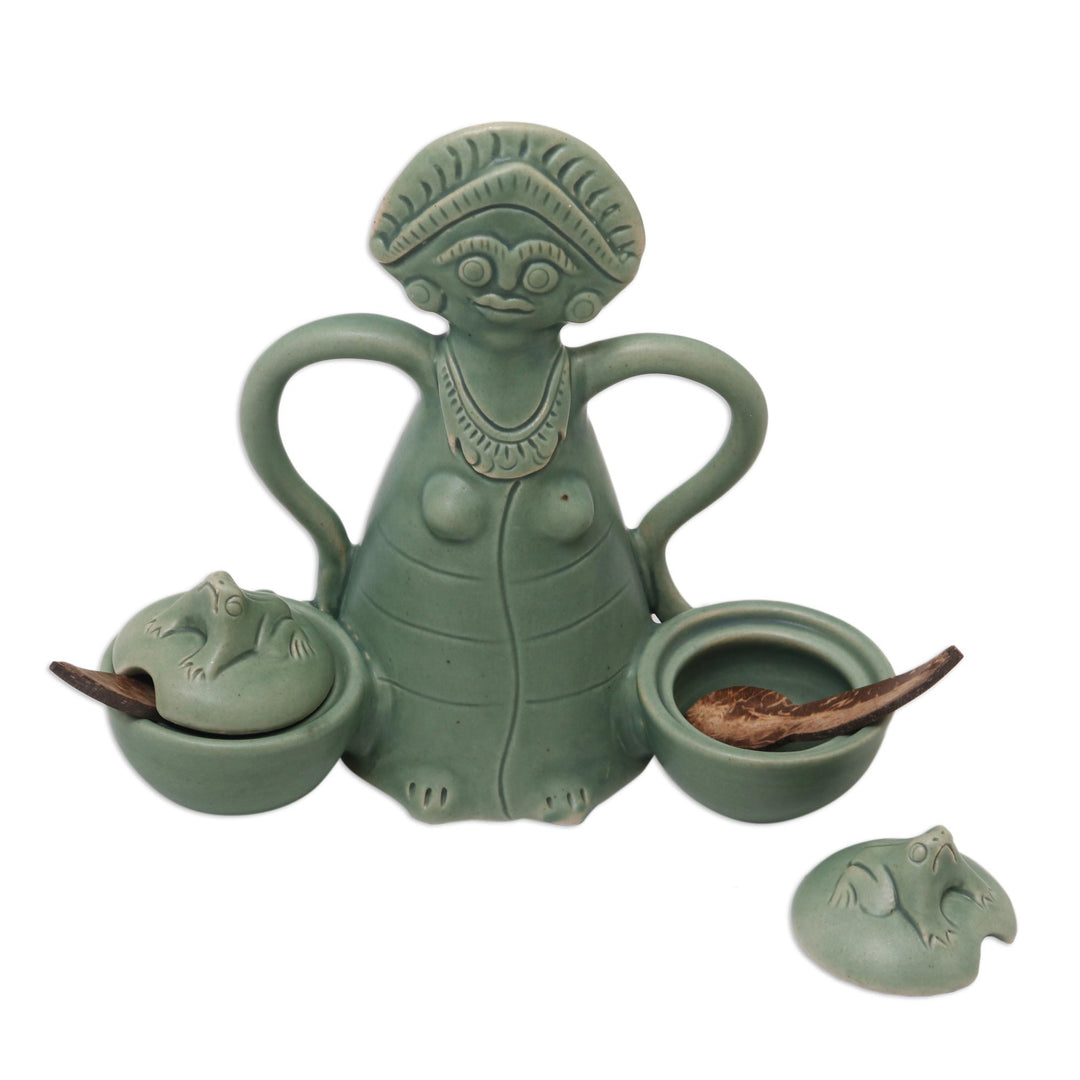 Hand Crafted Ceramic Condiment Bowls - Spicy Lass