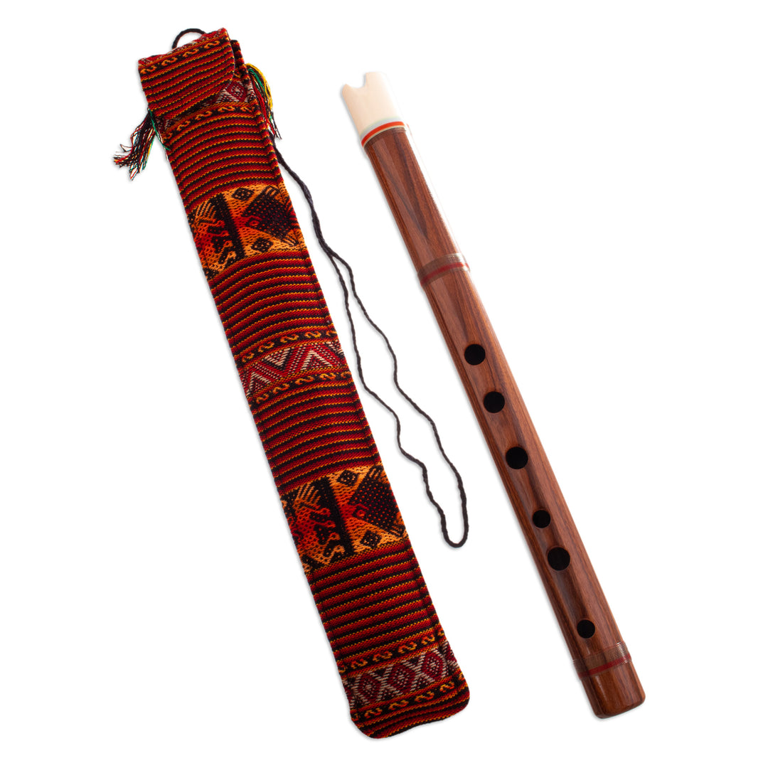 Fair Trade Peruvian Quena Flute with Case - Song of the Andes