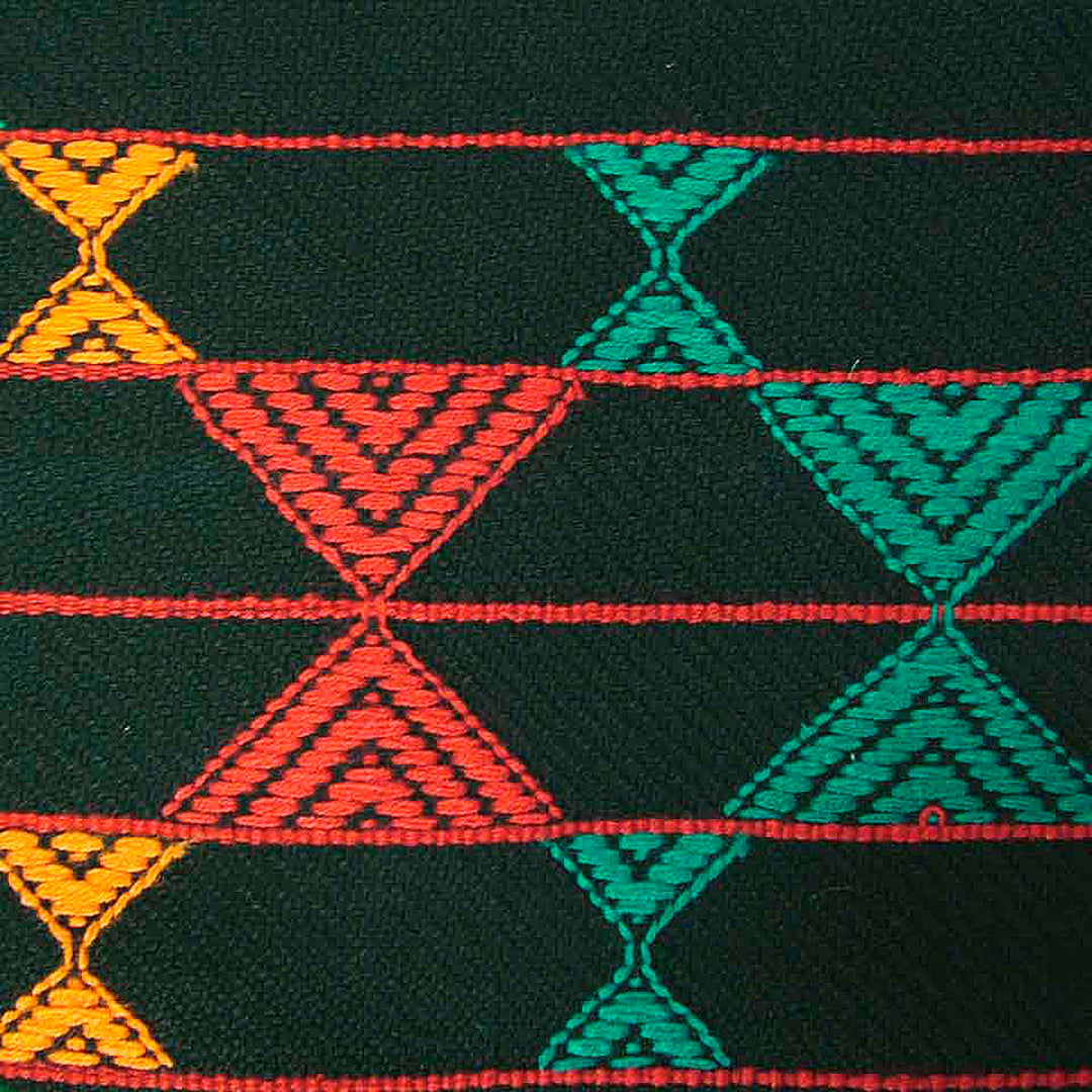 Hand-woven Cotton Runner Table Linen from India - Colorful Constellations