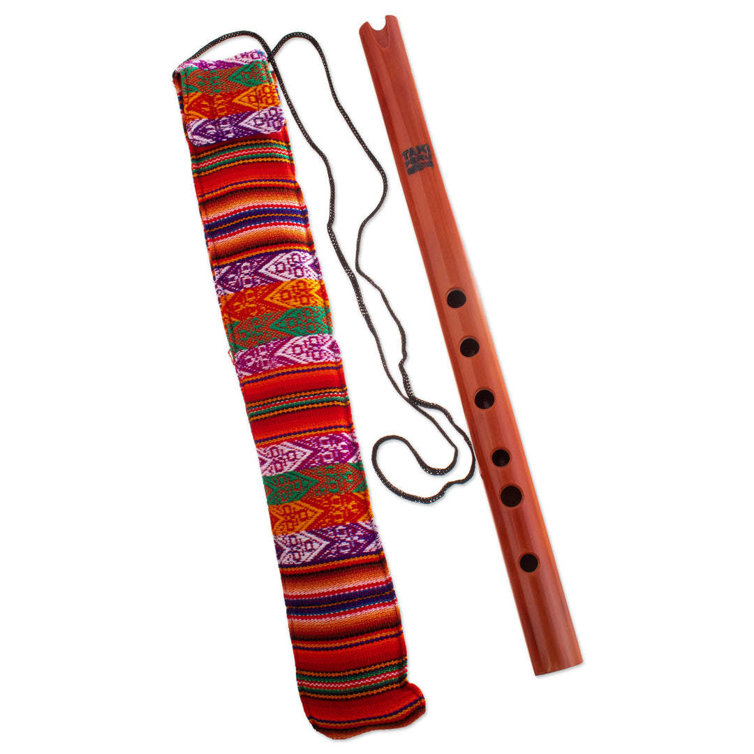 Hand Crafted Wood Quena Flute - Andean Song