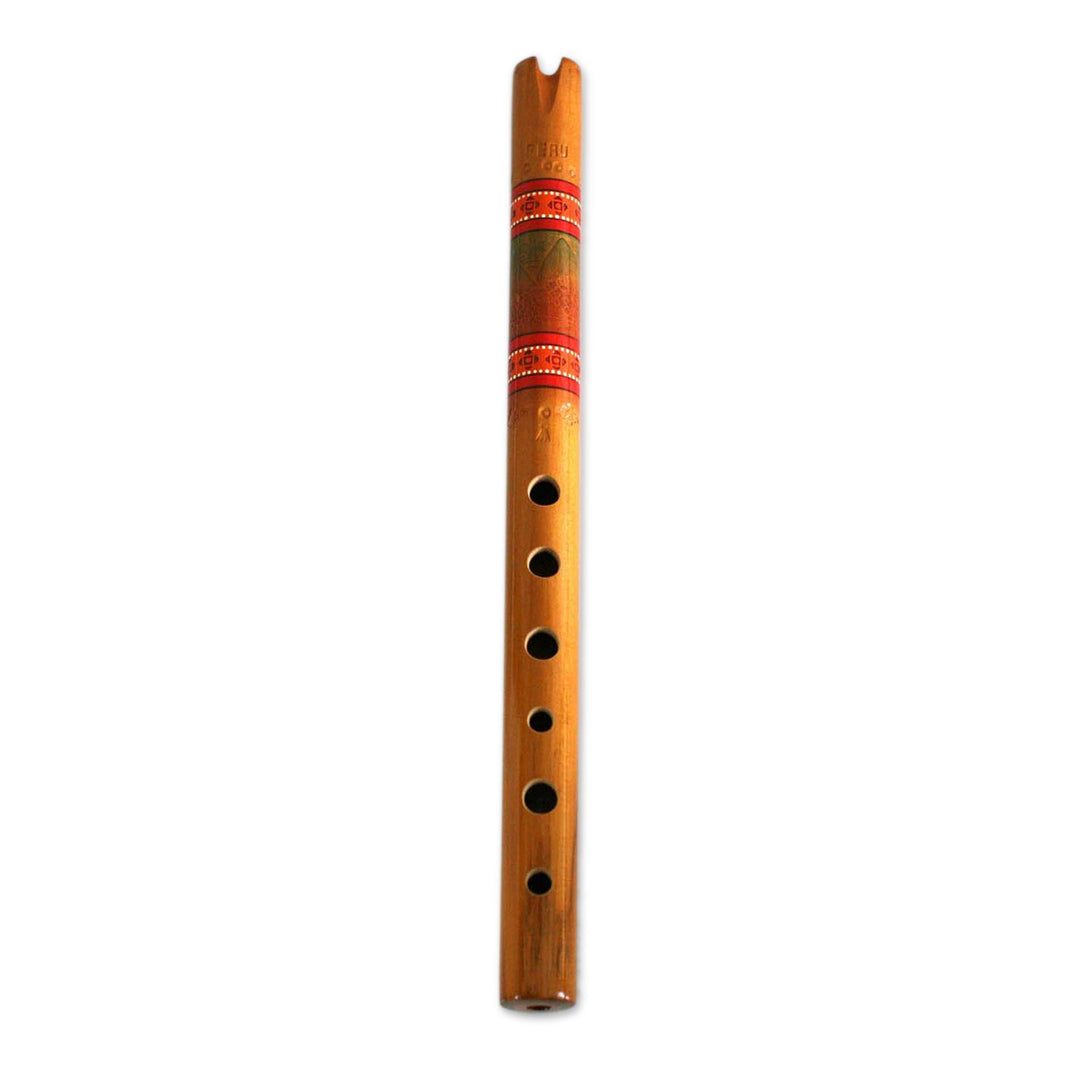 Handmade Wood Quena Flute From Peru - Peace Flute