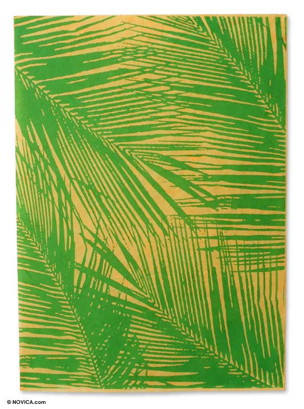 Saa wrapping paper (Set of 6) - Sunset Leaves