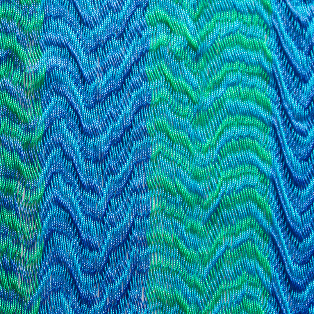Striped Mayan Hammock (Single) - Cool Lagoon