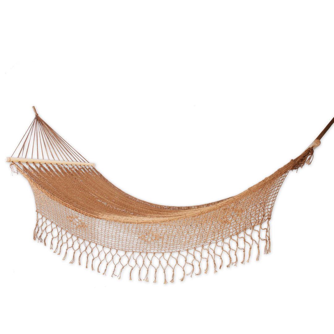 Solid Mayan Hammock (Single) - Maya Bronze