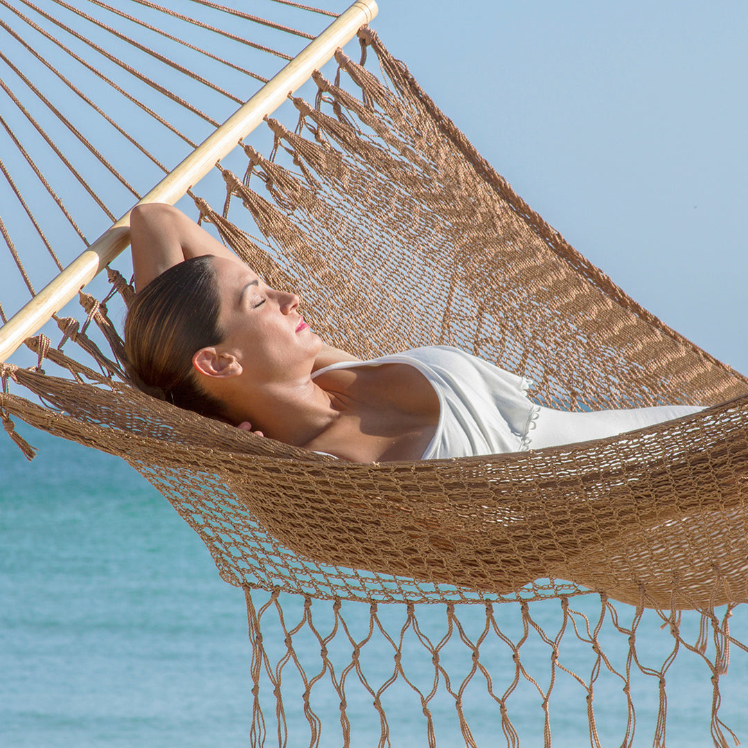 Solid Mayan Hammock (Single) - Maya Bronze