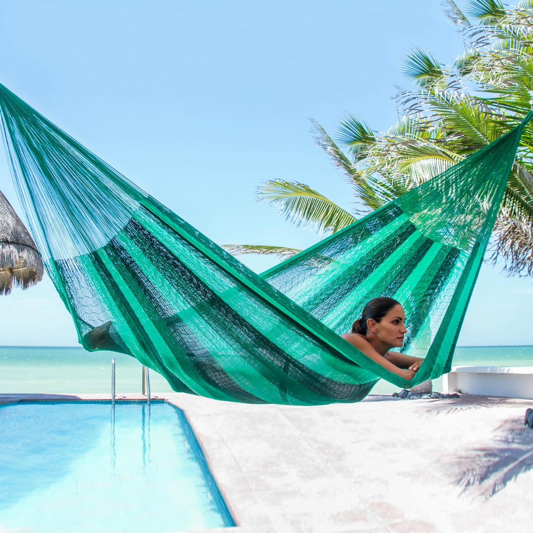 Handcrafted Rope Hammock (Single) - Caribbean Dream