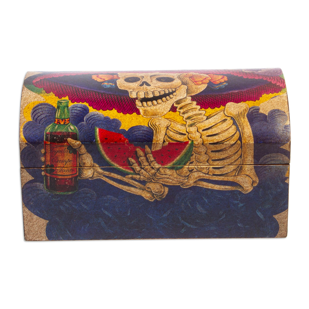 Day of the Dead Decorative Wood Box - Catrina My Love