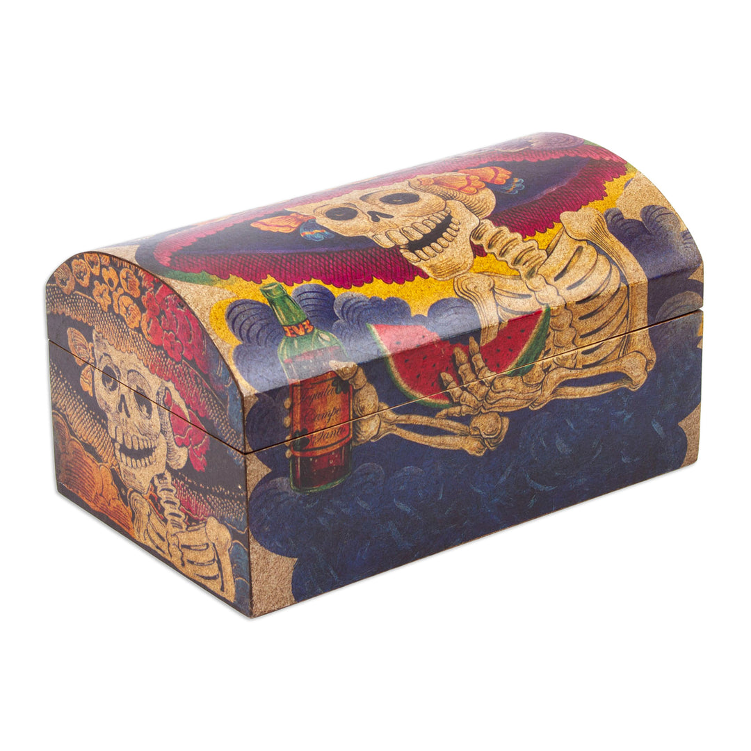 Day of the Dead Decorative Wood Box - Catrina My Love