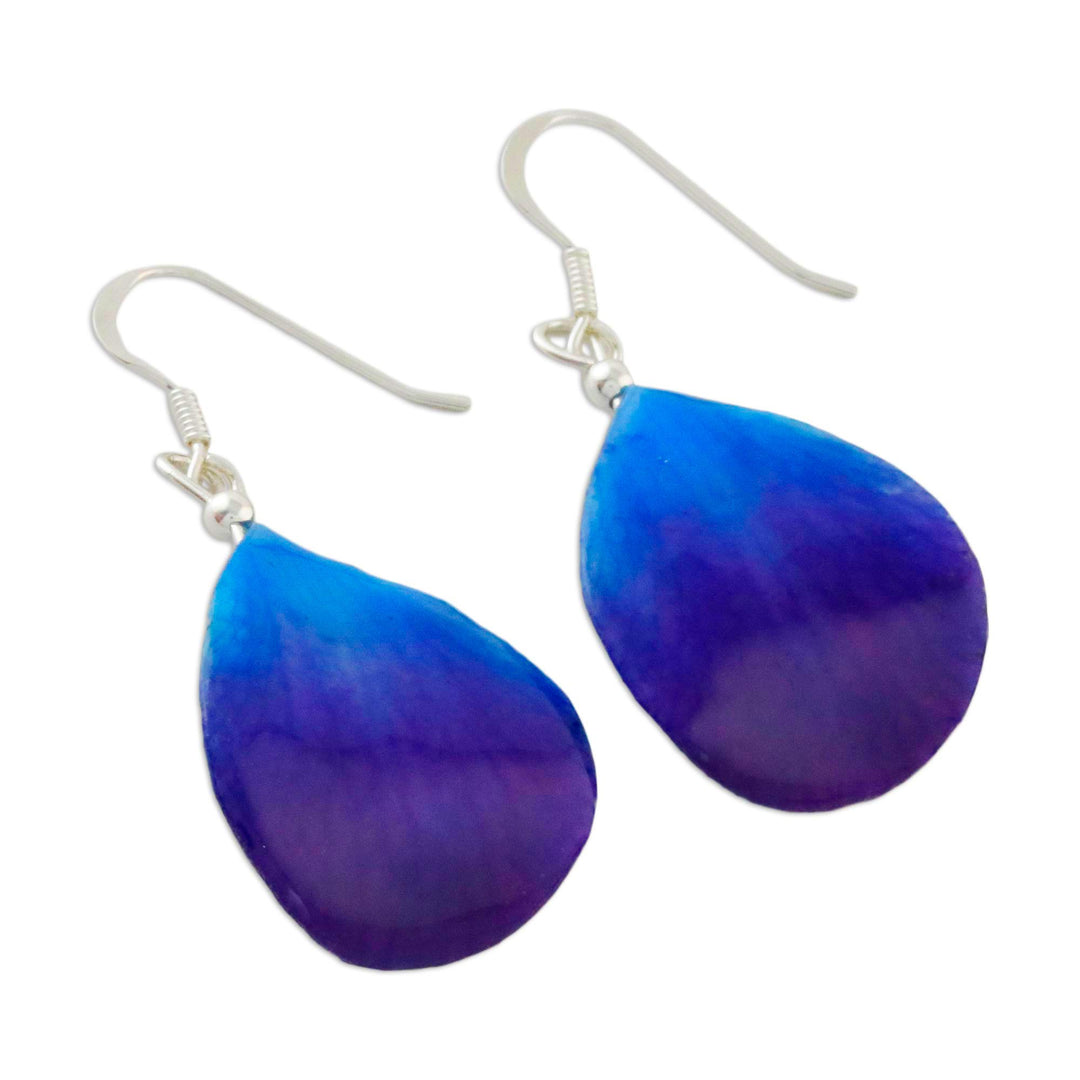 Orchid Petal Earrings - Twilight