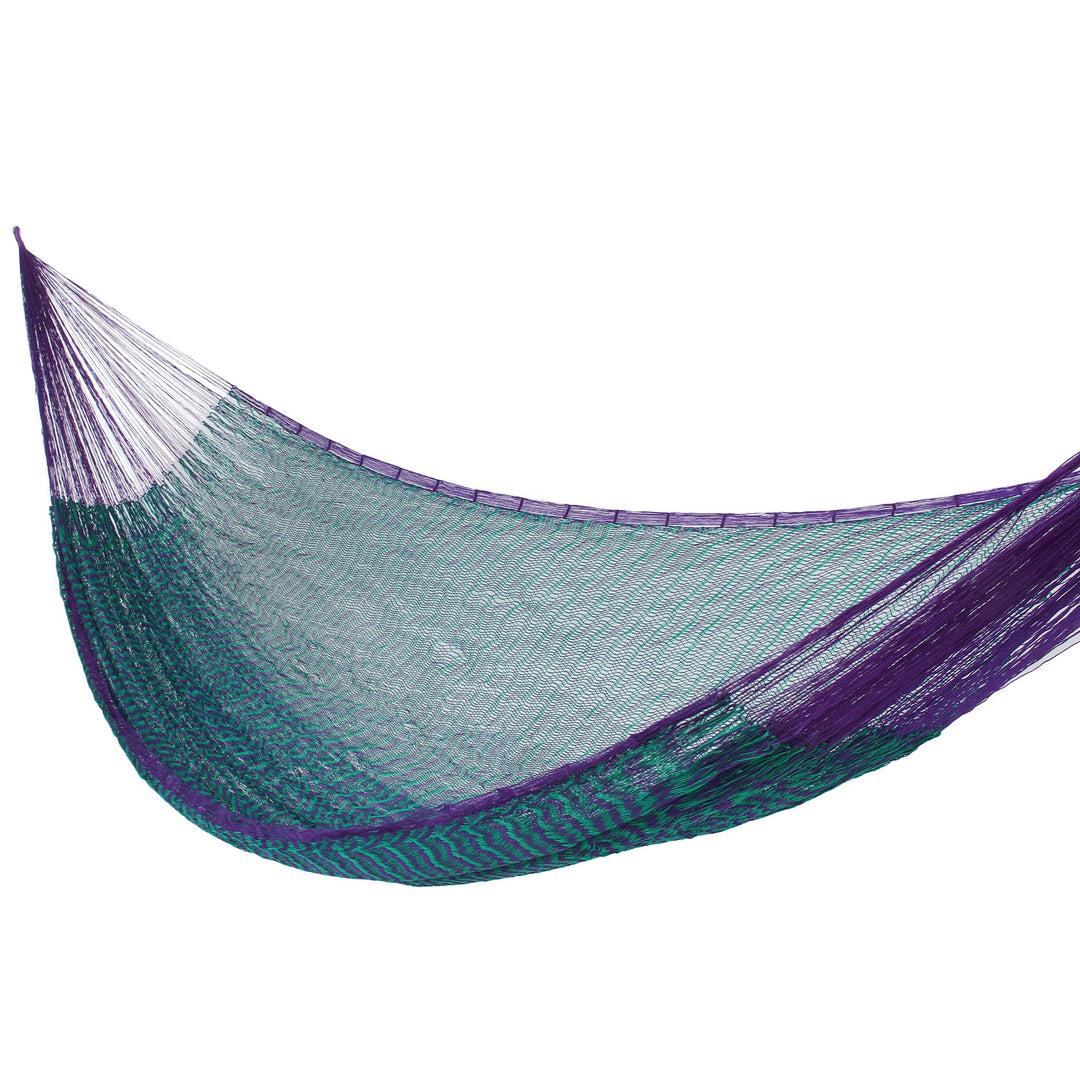 Artisan Crafted Striped Mayan Hammock (Single) - Royal Pheasant