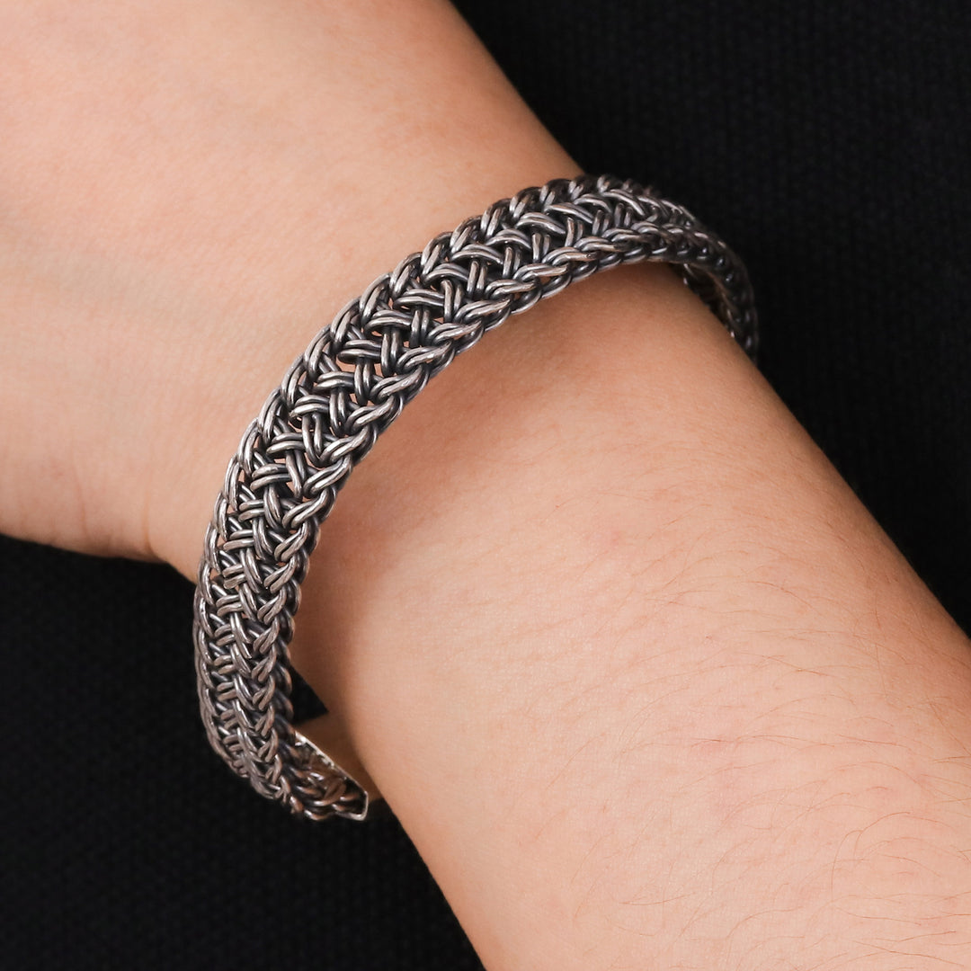 Men's Sterling Silver Chain Bracelet - Kingdom