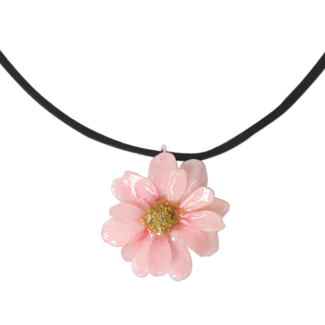Hand Made Thai Natural Flower Necklace - World of Pink