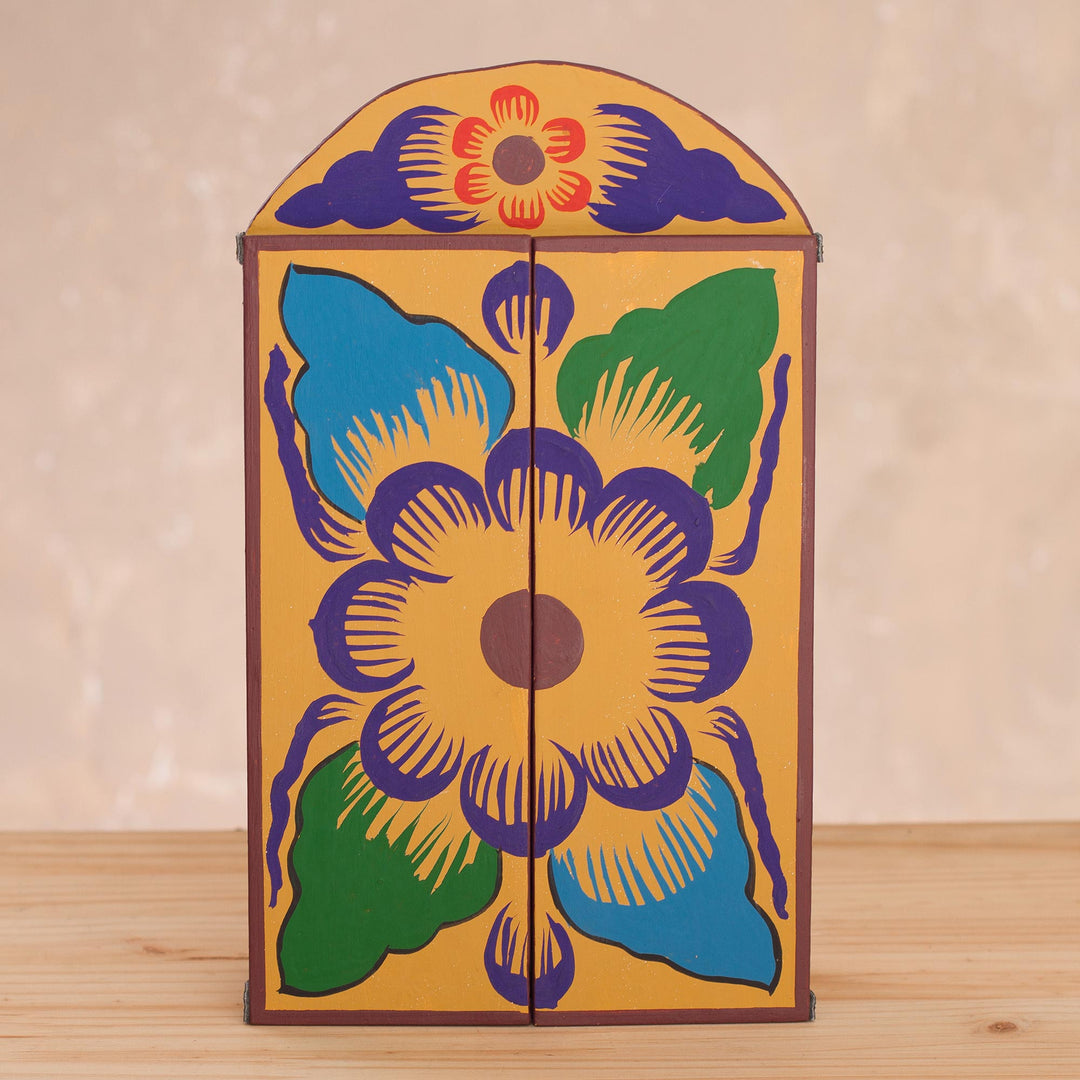 Folk Art Wood Retablo Sculpture from Peru - Yawar Fiesta