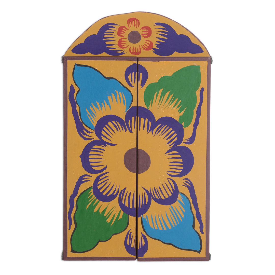 Folk Art Wood Retablo Sculpture from Peru - Yawar Fiesta